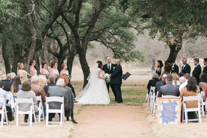 With lush greenery and whimsical trees nearby, many couples host beautiful outdoor wedding ceremonies here. 