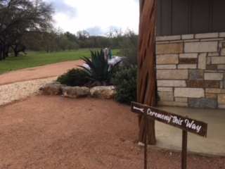 Ceremony sign