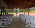 Get a bit of both by having a wedding ceremony beneath our beautiful pavilion! 